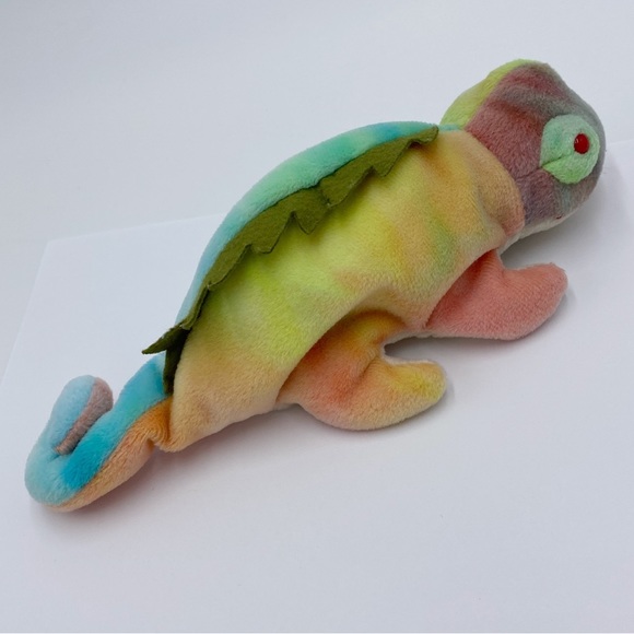 Ty Beanie Baby "Iggy" The Iguana Tie Dye 1997 - Picture 3 of 12